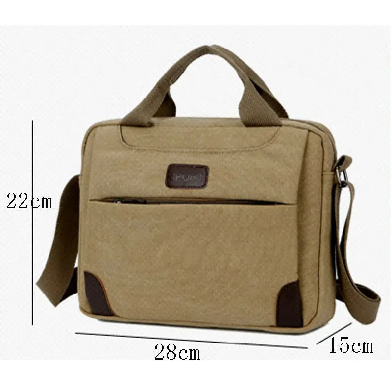 

Men's Canvas Messenger Shoulder Bag Handbag Outdoor Travel Hiking Crossbody Bag
