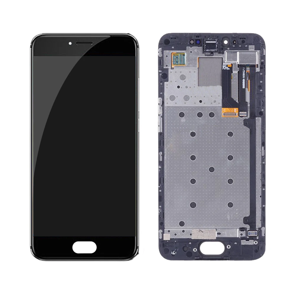 5," для MEIZU Pro 6 lcd кодирующий преобразователь сенсорного экрана в сборе для Meizu Pro6 дисплей с заменой рамки M570Q M570C M570Q
