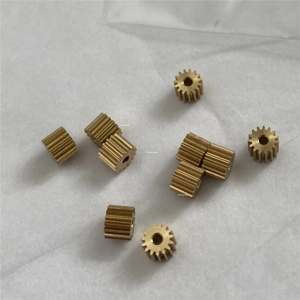 0.3M 15T Small Copper Gear 1.48 1.5mm 1.98 2mm Bore For Toys car RC Aircraft GEAR | Обустройство дома