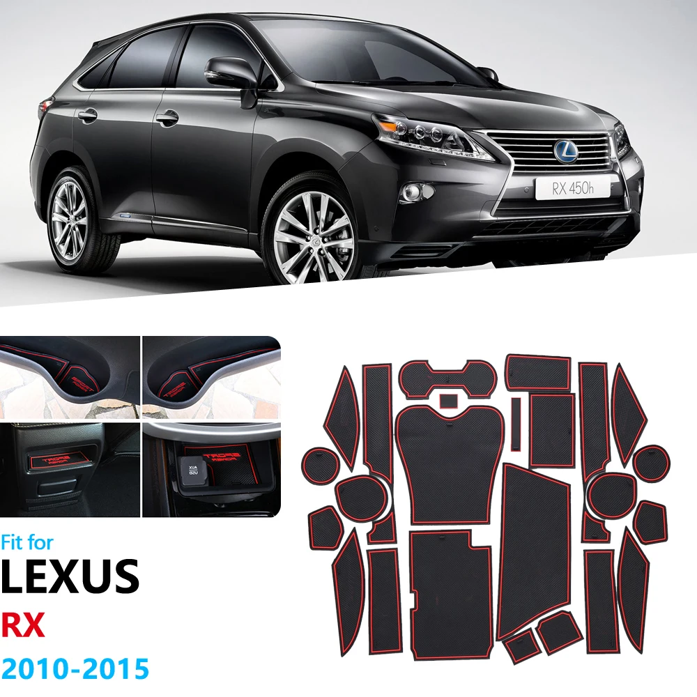Противоскользящий резиновый подстаканник для Lexus RX RX270 RX350 RX450h 2010 2012 2013 2014 2015