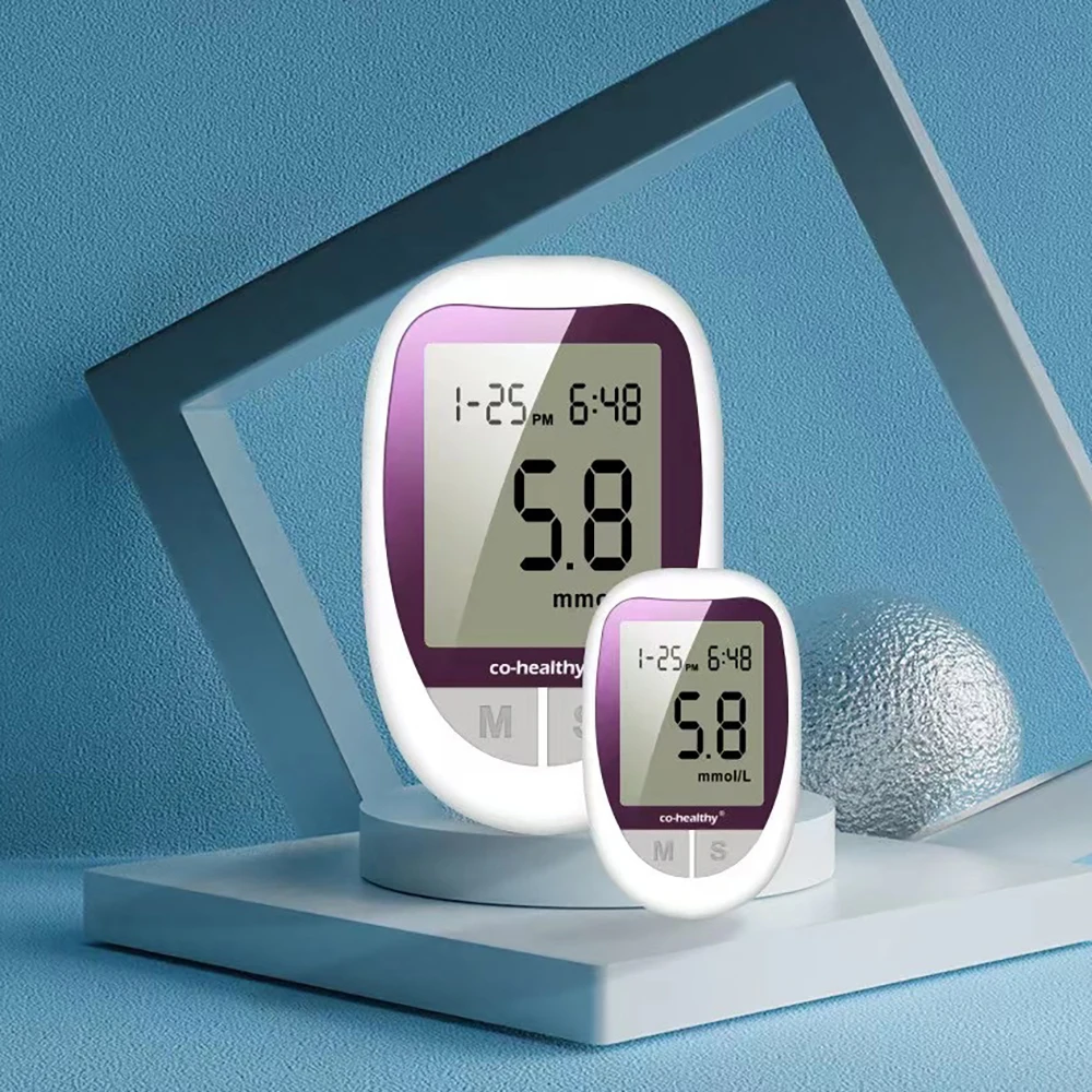 

Blood Glucose Tester Household Diabetes Hypoglycemia 50pcs Test Strips Blood Collection Needle Sugar Glucometer