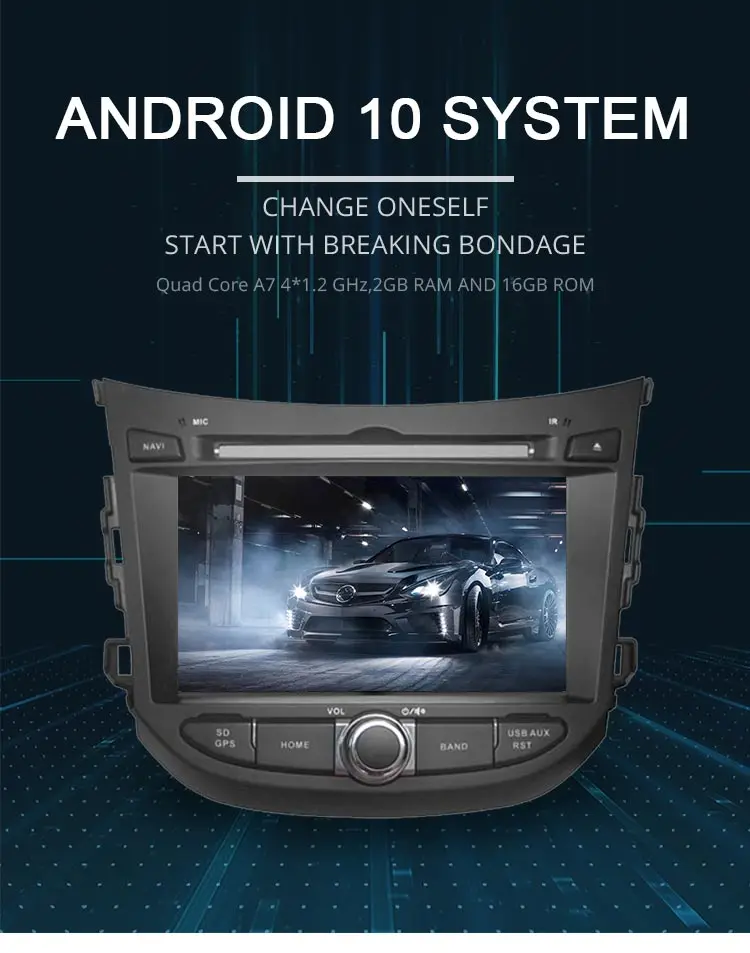 LJDA Android 10,0 автомобильный dvd-плеер для HYUNDAI HB20 2 Din Автомобильный Радио gps Навигация стерео Мультимедиа wifi автоаудио головное устройство 2+ 16