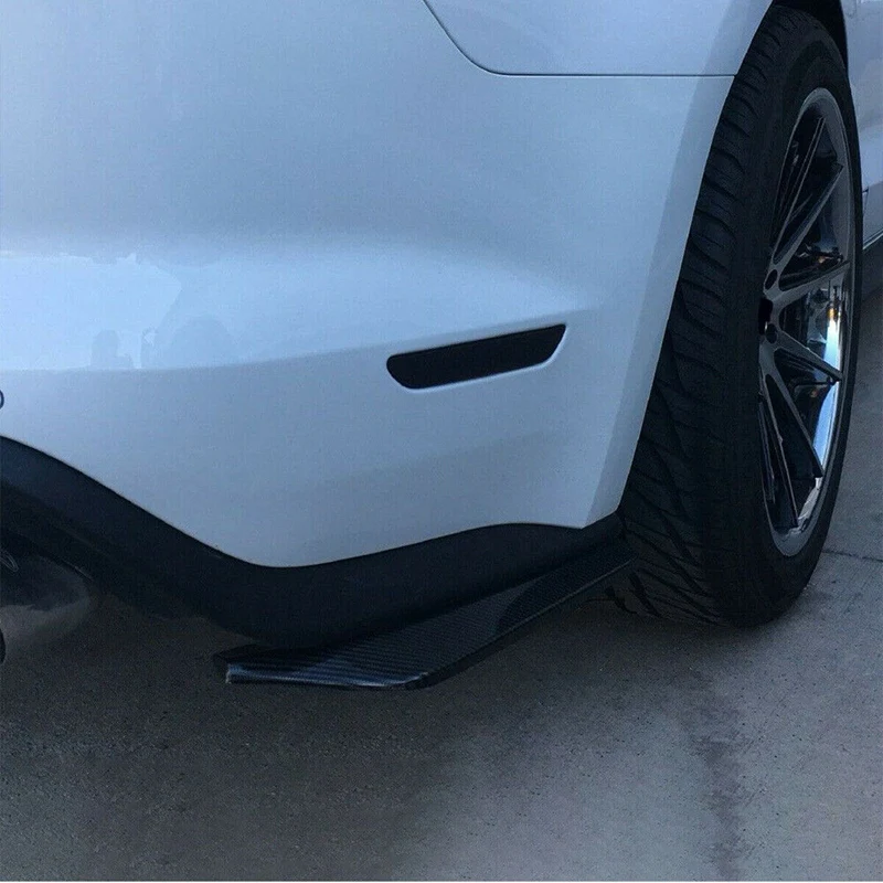 2X Car Auto Carbon Fiber Rear Bumper Lip Diffuser Splitter Canard Protector Top | Автомобили и мотоциклы
