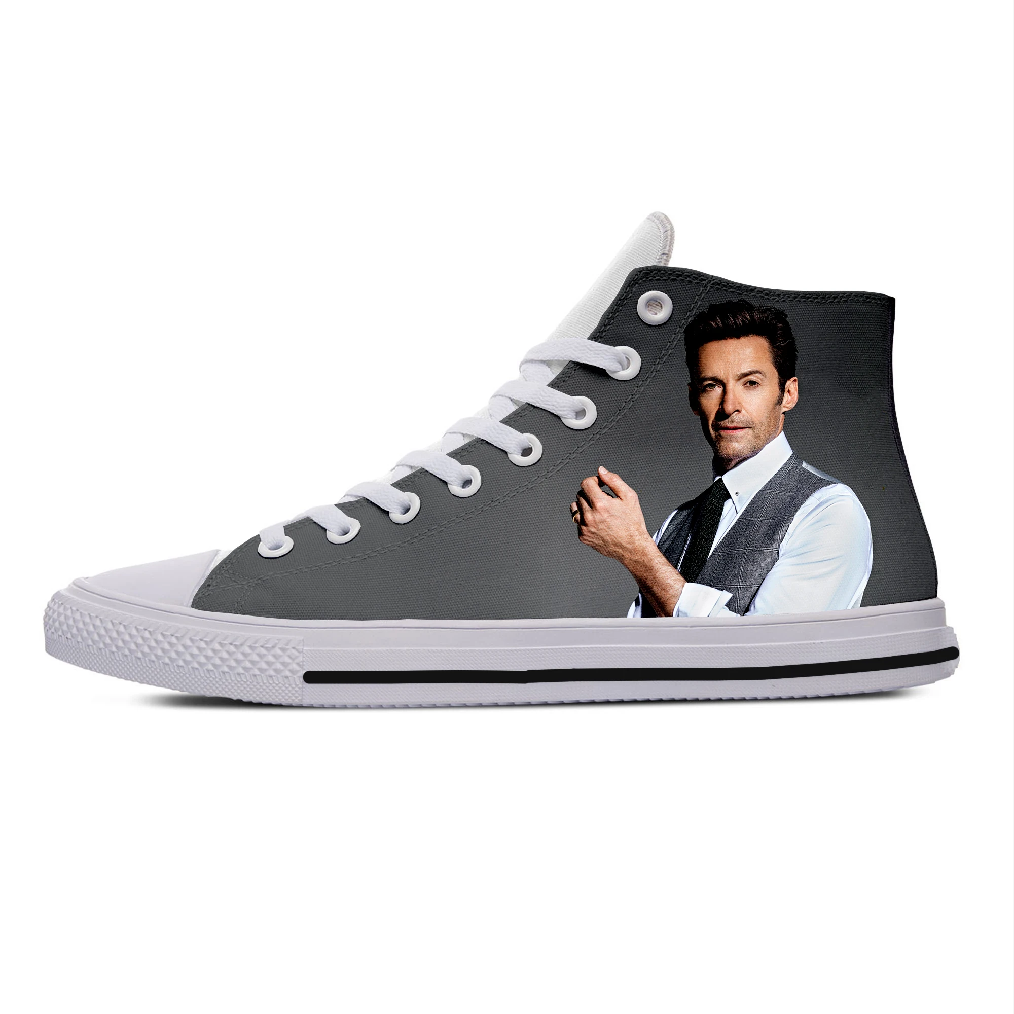 

2019 hot fashion 3D Hugh Jackman High Sneakers for men/women high quality 3D printing handiness casual shoes