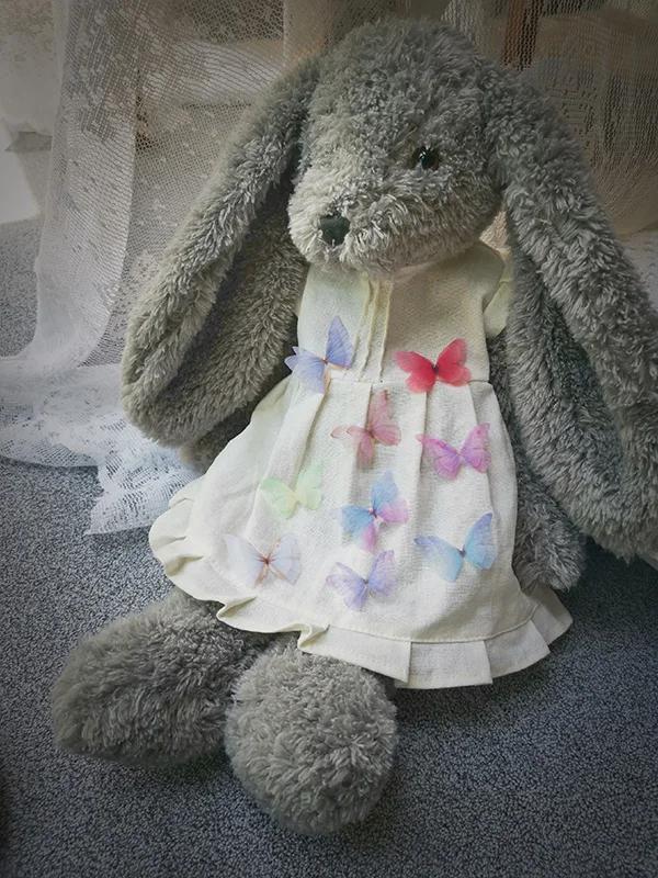 Оптовая продажа 9 шт./лот красочная тонкая марля 3D аппликация бабочки украшение