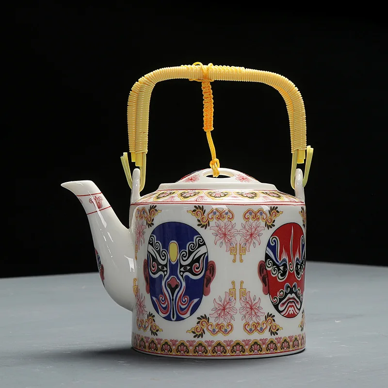 Керамический чайник для воды кувшин домашний декор большой объем 800 мл чайный с