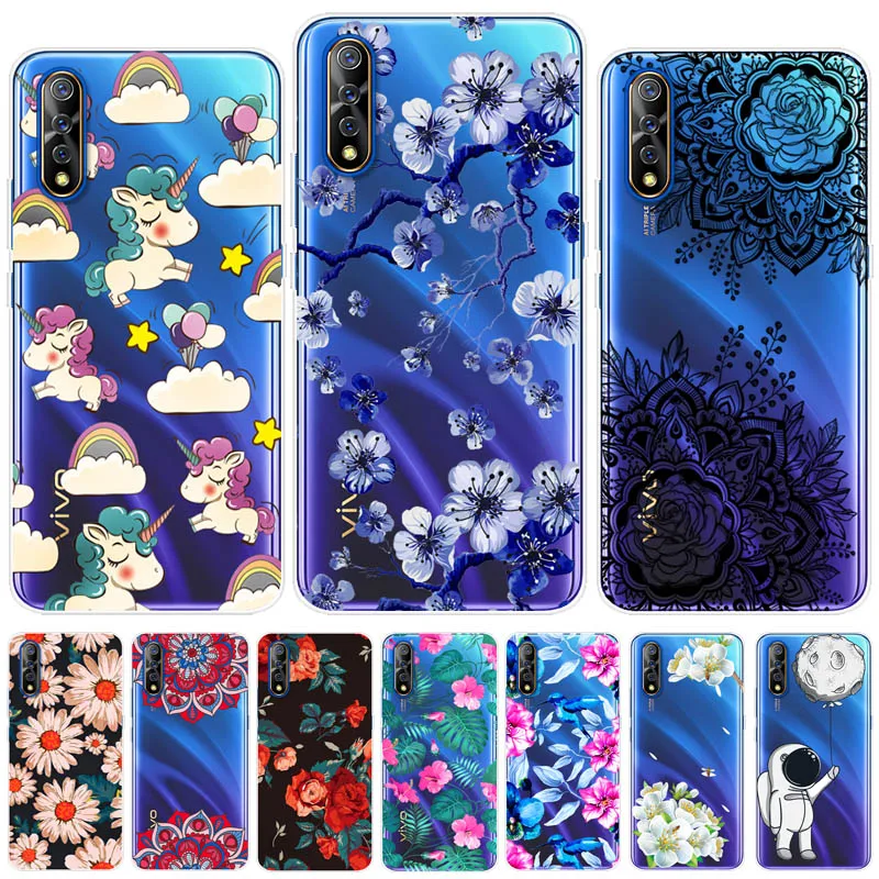 For VIVO V17 Neo Case Silicone TPU Protective Back Cover Cartoon Soft Phone Fundas V 17 V17Neo Coque |
