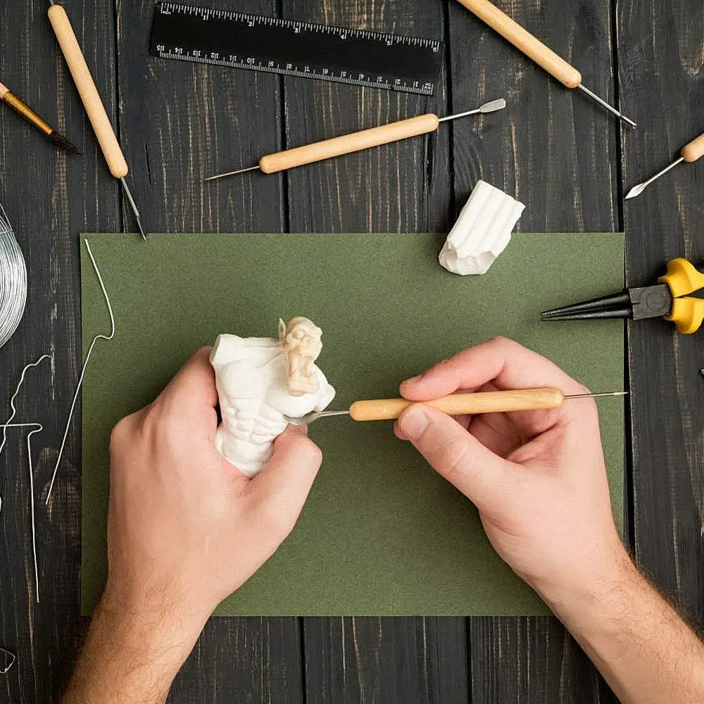 44 шт. глина для художественных работ инструменты гончарного дела DIY Набор