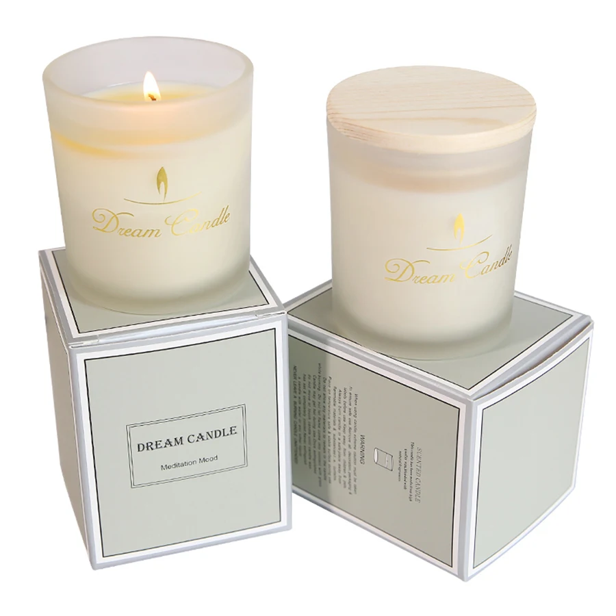 Белые соевые свечи фотофоры натуральная Лаванда декоративные Свеча Единорог