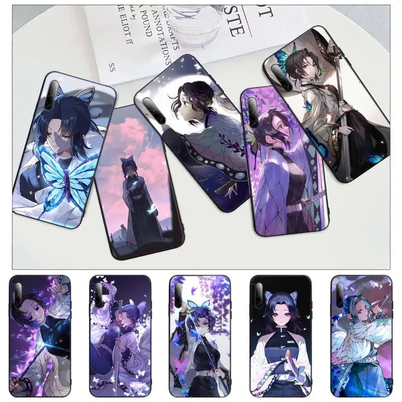 

Kochou Kanae Demon Slayer Phone Case For iphone 12 11 13 7 8 6 s plus x xs xr pro max mini shell