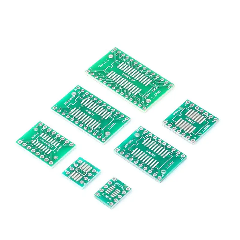 10 шт. SMD Поворотный адаптер преобразователь пластина PCB плата комплект SOP MSOP SSOP TSSOP