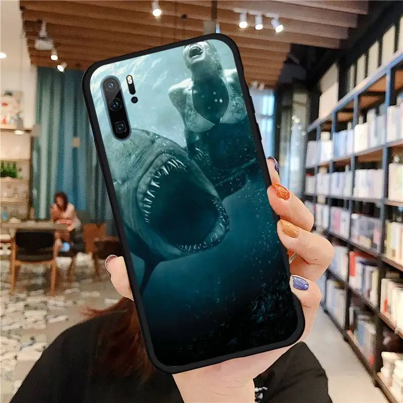 

Ocean Whale Shark Phone Case For Huawei honor Mate P 9 10 20 30 40 Pro 10i 7 8 a x Lite nova 5t