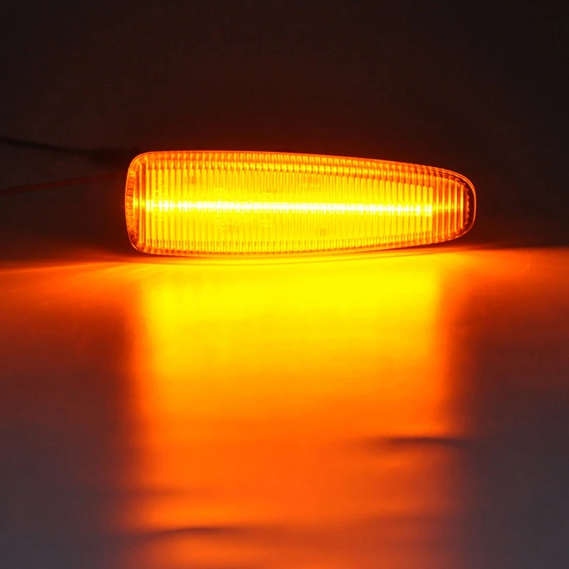Car Dynamic LED Side Marker Lights Turn Signal Light Repeater Lamp Amber for Mitsubishi Lancer EVO X 8351A001 | Автомобили и