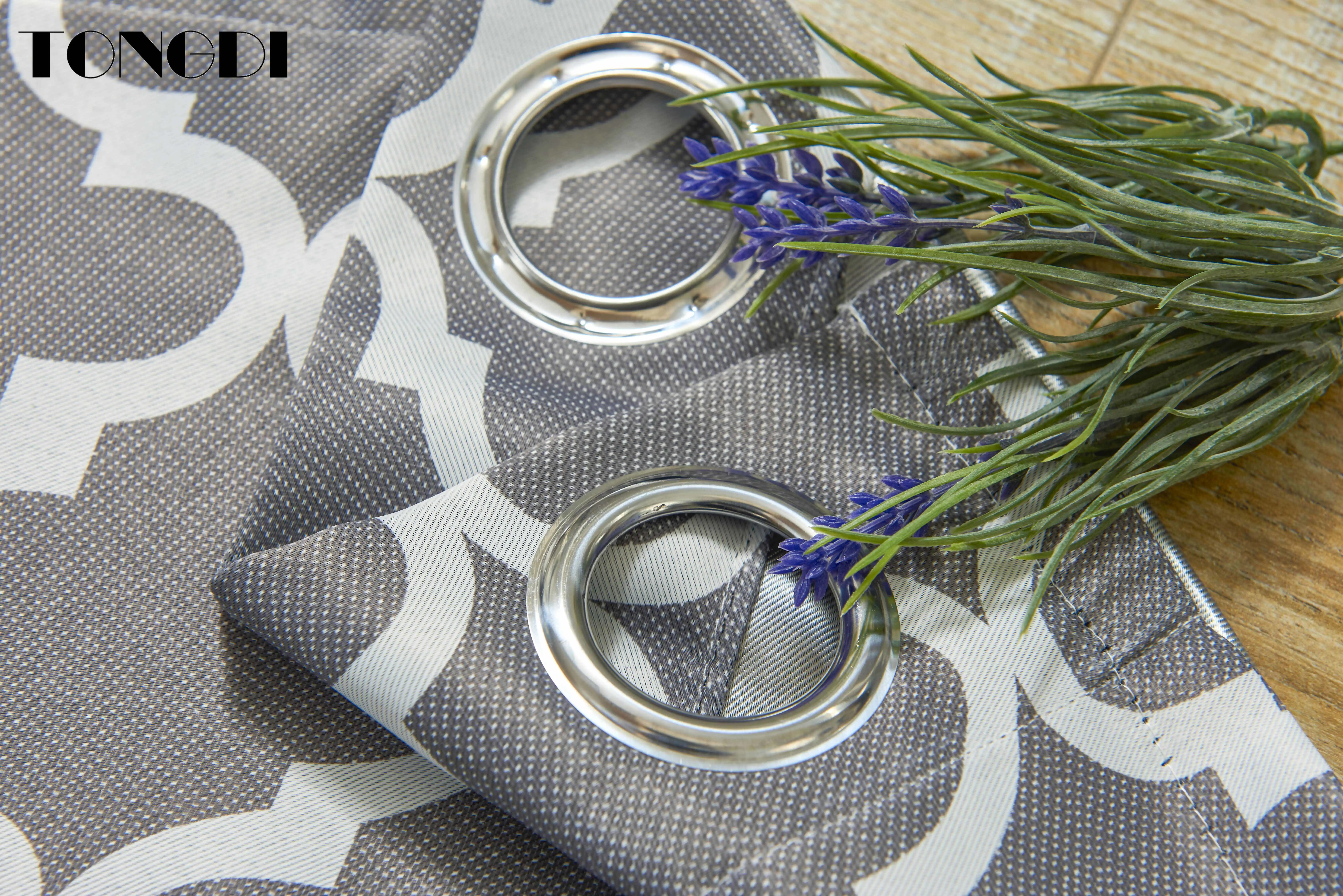 Светонепроницаемые шторы TONGDI с принтом современные сетчатые панели