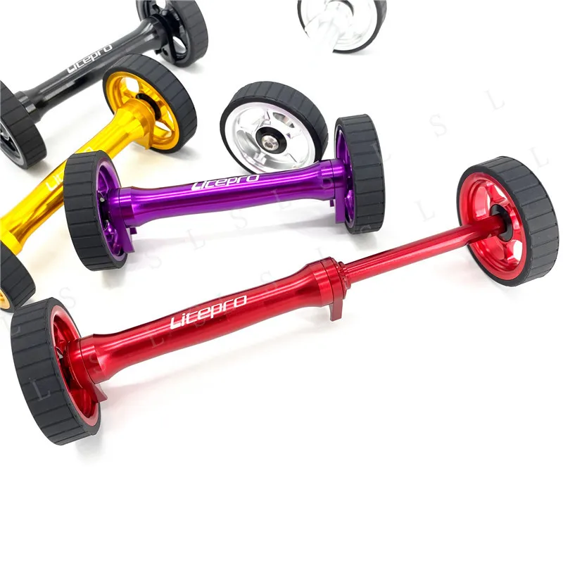 Новые Litepro Easywheel для Бромптона задние грузовые стойки легкое расширение и
