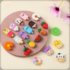 1 шт. Мультяшные милые аксессуары для обуви, Кроксы, подвески, украшения в виде фруктов, сандалии, пряжка, детский подарок, браслеты, Декор