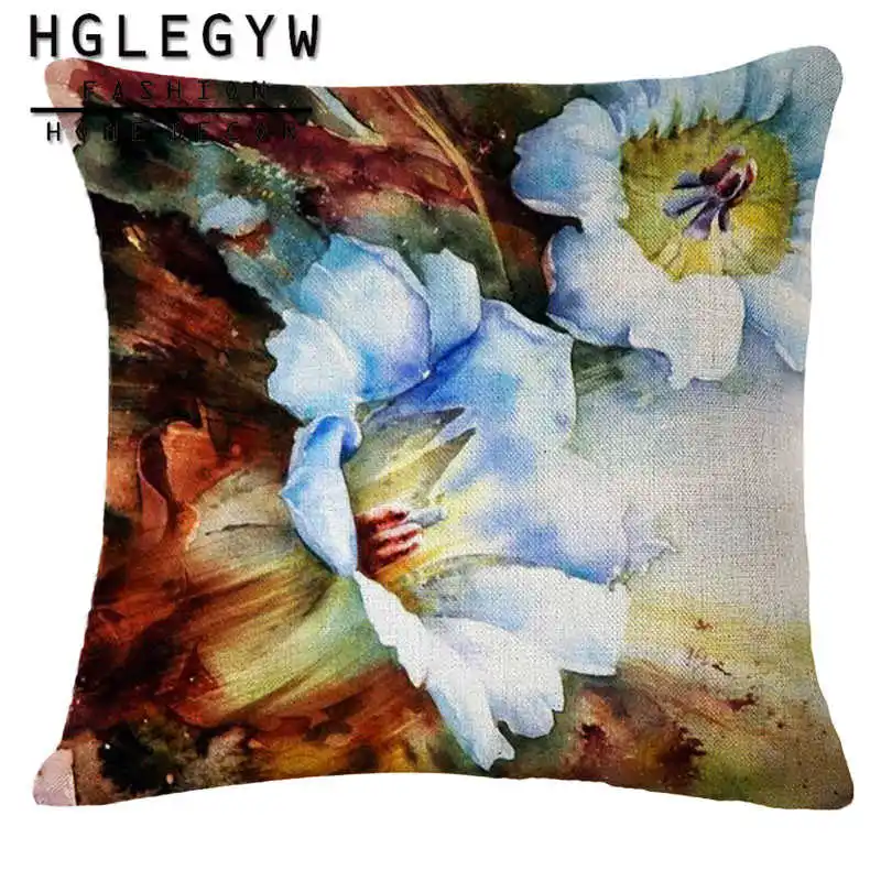 Европейский стиль домашний декор наволочка для подушки с цветочным рисунком из