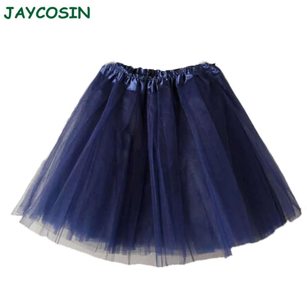 JAYCOSIN Clothes Women Solid Layered Organza Lace Tulle Skirts Womens Pleated Skirt Ballet Tutu Dancing Mini 920 | Женская одежда