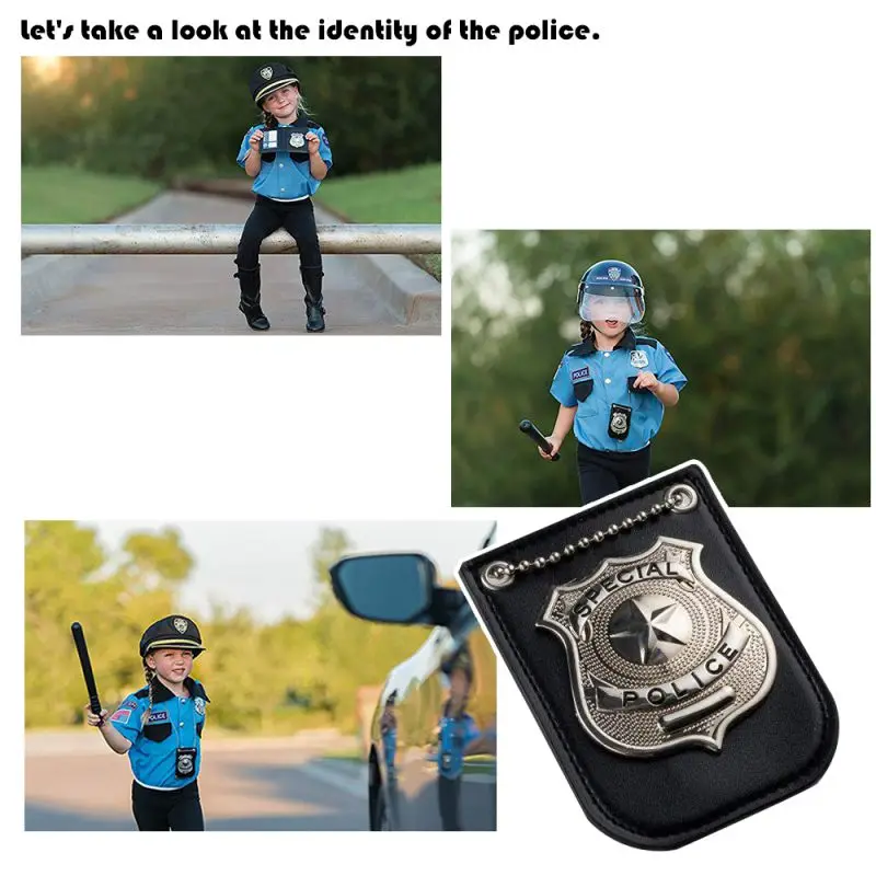 Детские костюмы косплей Америки полиции ролевая игра поставляет детские Детский