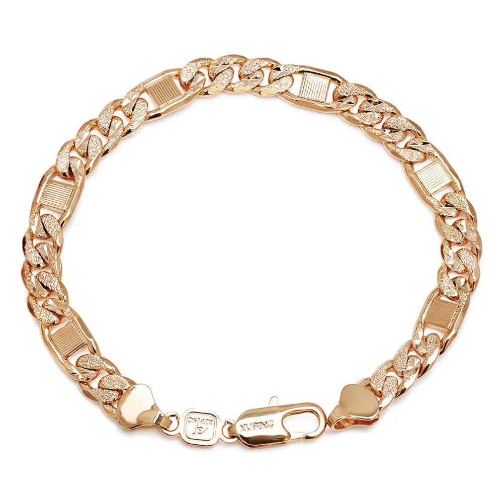 MxGxFam ( 22 см * 8 мм) золото Color18 k новый дизайн браслеты для мужчин вышивка формы около