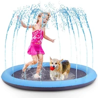 1 51 7m pet sprinkler pad summer dog play cooling mat swimming pool water spray splash mat outdoor garden fountain cool toy
