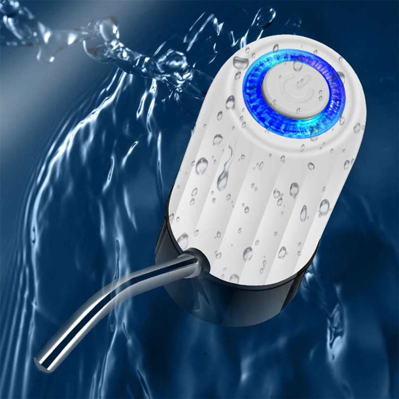 

Home Smart Water Bottle Pump Mini Barreled Water Electric Pump USB Charge Automatic Portable Water Drink Dispenser
