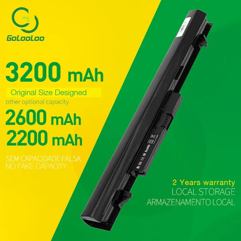 

Golooloo, 4 ячейки, Аккумулятор для ноутбука HP, для COMPAQ, OA04, искусственная фотография, для планшетов 14, 15, 240, 250