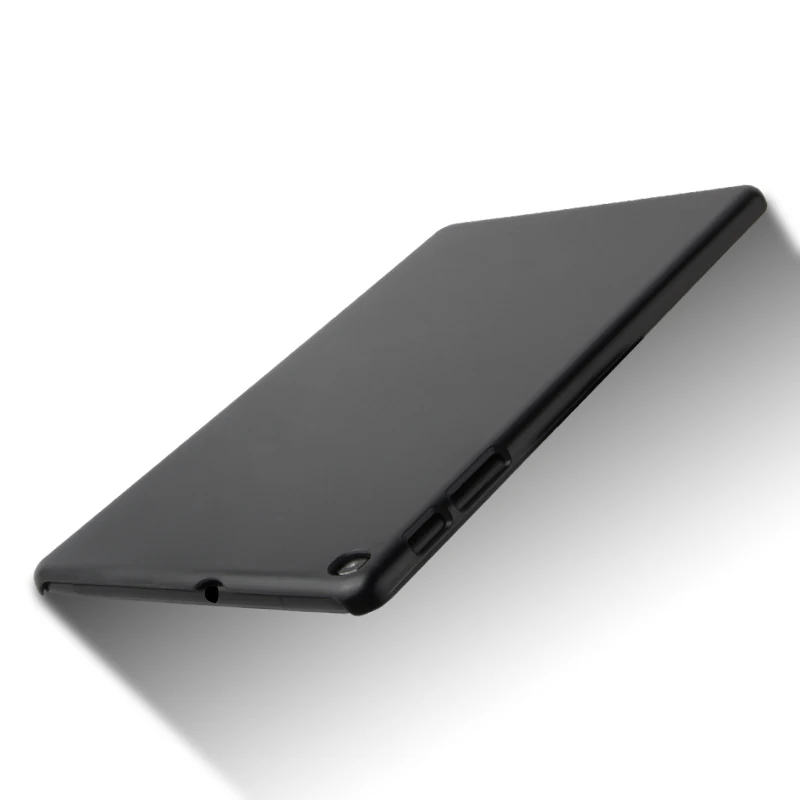 Черный Пластиковый жесткий компьютер задняя крышка чехол для Samsung Galaxy Tab A 10,1 T510 T515 SM-T510 SM-T515 Coque+ пленка+ ручка - Цвет: Черный