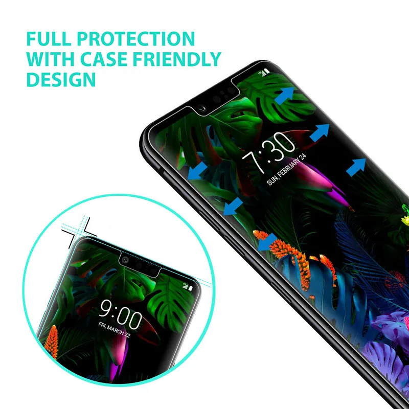 2 шт.! 9H HD ультратонкое противоударное защитное закаленное стекло для LG V30 Plus V40 V50 G8