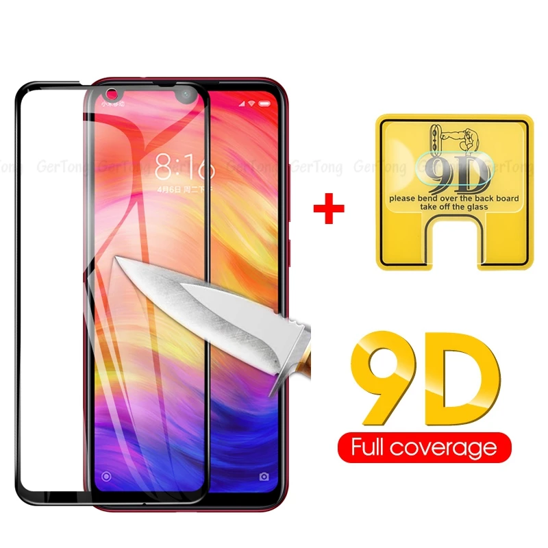 2 в 1 9D Защитная пленка для объектива задней камеры Xiaomi Redmi Note 7 полное покрытие