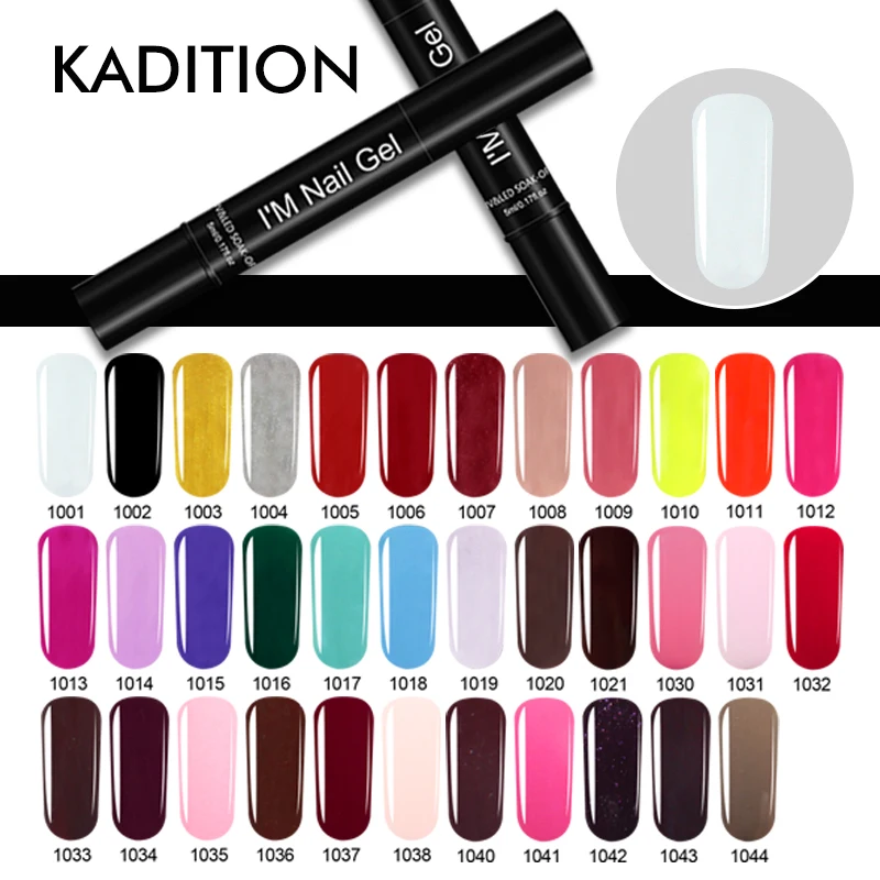 Новинка цвета ручка Блестящий Гель-лак 5 мл Лак для ногтей праймер маникюра