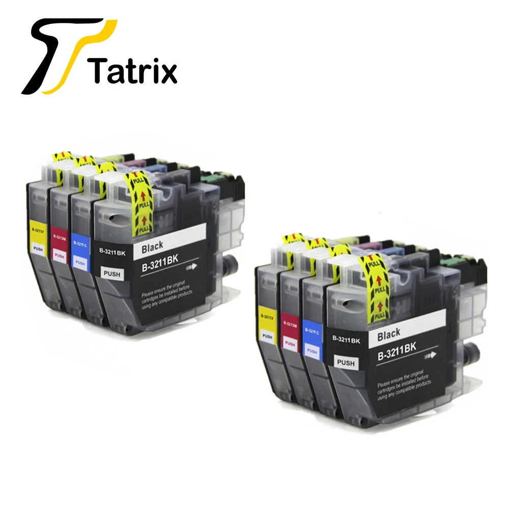 Tatrxi совместимый чернильный картридж для принтера Brother LC3211 LC3213 B-3211 костюм для Brother DCP-J772DW DCP-J774DW MFC-J890DW MFC-J895DW