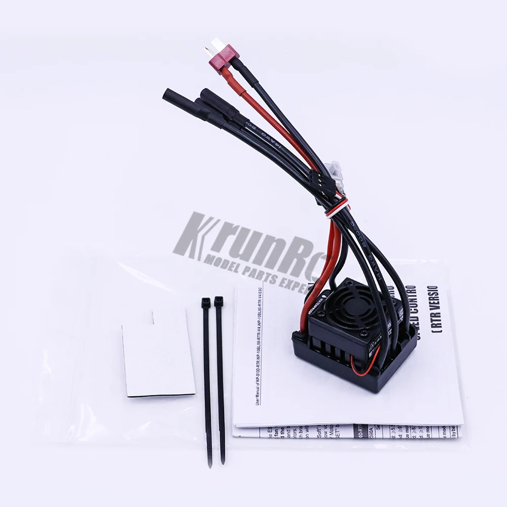 Водонепроницаемый 50A бесщеточный ESC Регулятор скорости HSP 37017(03307) WP-10BL50-RTR программируемый Fit 2-3S Lipo пакет для 1/10 RC автомобилей