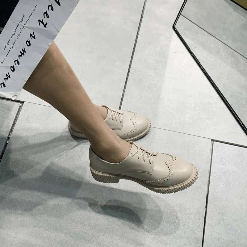 

2020 Women's Summer Ins Trendy Shoes New Style Small Leather Shoes Summer Brock Shoes Women's Summer StyleLargeSizeWomen's Shoes