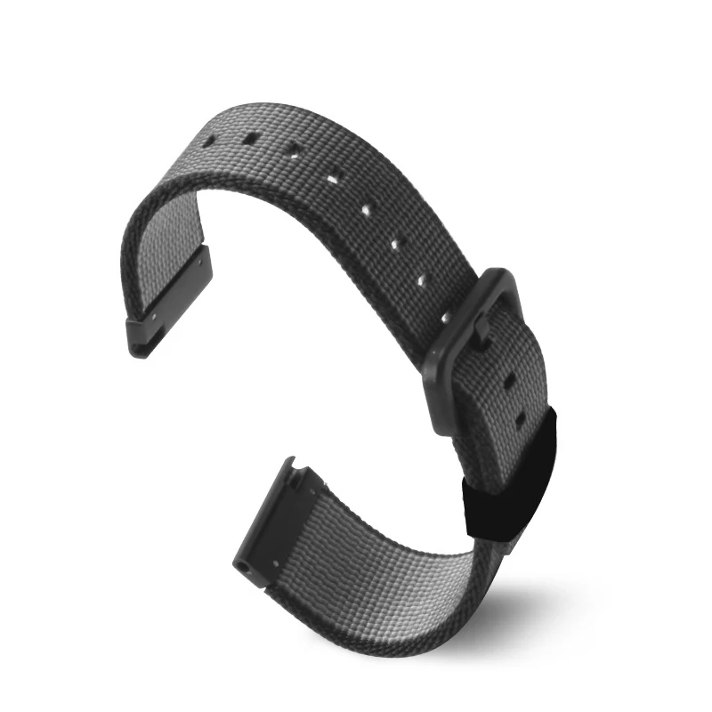 

Color Striped Canvas Wristband 42mm 46mm for Samsung galaxy watch strap Galaxy S4 smart Breathable braided nylon strap