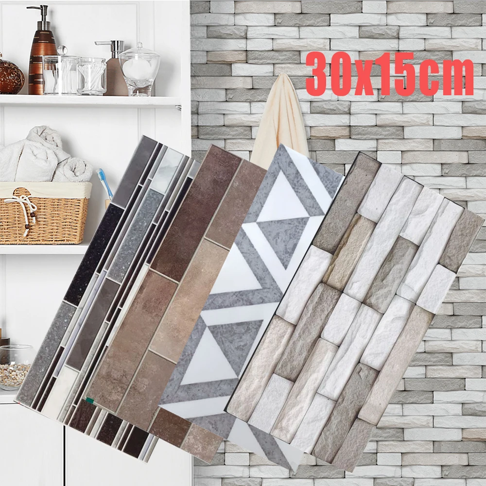 

27pcs/set Marble Mosaic Frosted Tile Floor Wall Sticker Bathroom Kitchen Home Renovation Wallpaper Non-slip Thicken Wall Decals