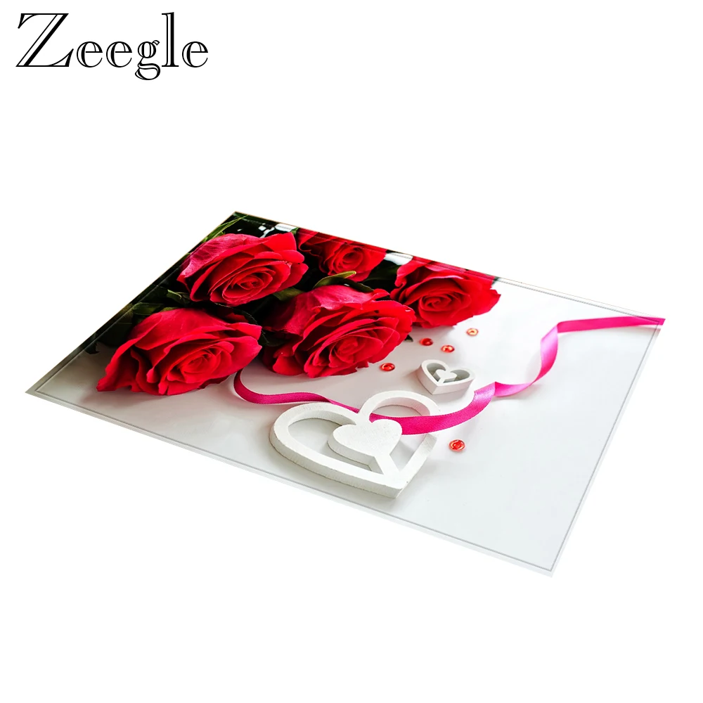 

Zeegle Floor Mat Doormat Non-slip Bathroom Carpet Absorbent Bathroom Rug Shower Mat Washable Kitchen Carpet Washable Foot Mat