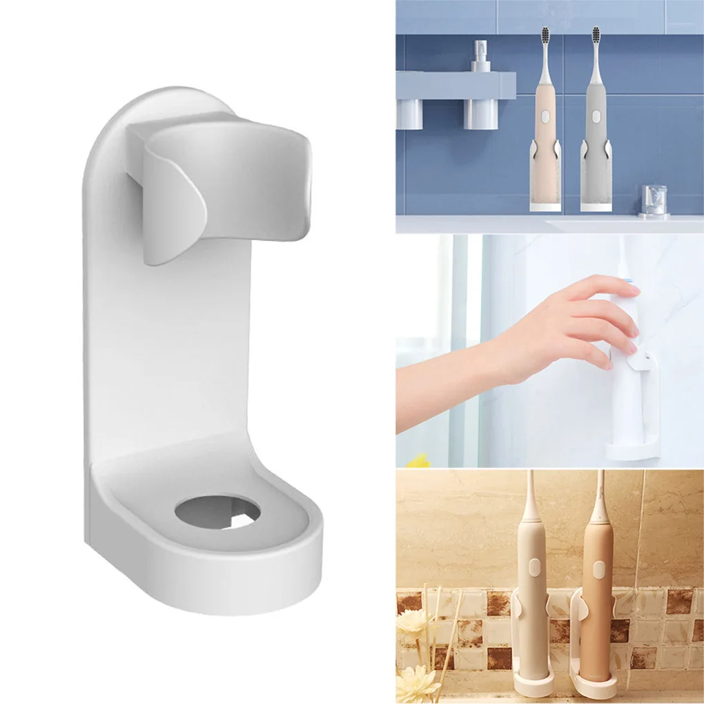 

Hot Sale 1PC Toothbrush Stand Rack Organizer Electric Toothbrush Wall-Mounted Holder Space Saving Bathroom Accessories