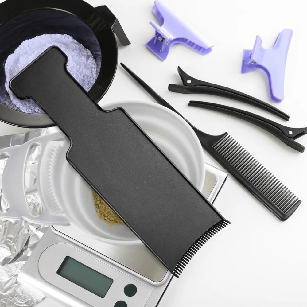 

Lurrose 3pcs Long Board Hair Coloring Comb Hairbrush for Dyeing DIY Hairdressing Tint Hair Brush Tool (Black)