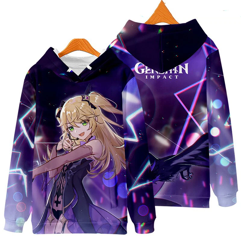 

Game Genshin Impact Hoodies Sweatshirt Anime Pullover Tracksuit Women Sweatshirt Men Hoodie Kids Hip Boys Sexy Girl Clothes Coat