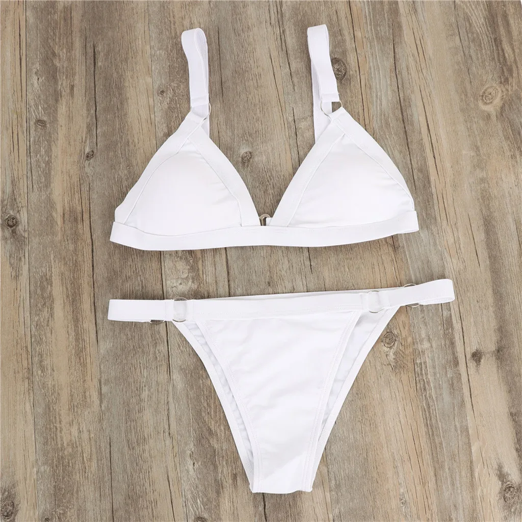 

bikini 2021 Bandeau Bandage Bikini Set Push-Up Brazilian Swimwear Beachwear Swimsuit swimwear women tankini bathing suit women