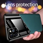 Роскошный Магнитный кожаный чехол для телефона iPhone 13 12 11 Pro XS Max XR SE X 8 7 6 Plus, Ультратонкий силиконовый защитный чехол