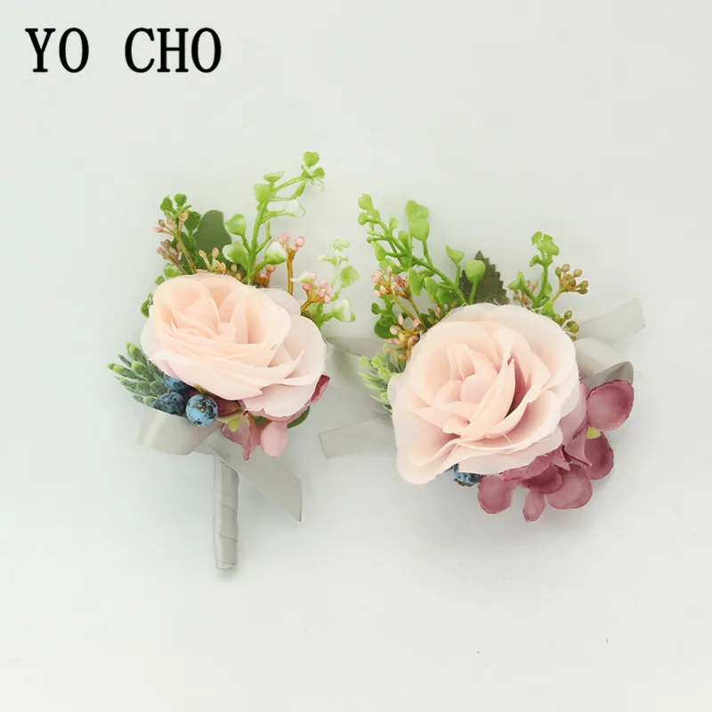 Булавка для бутоньерки свадебного знака корсажный браслет цветок шелковая лента