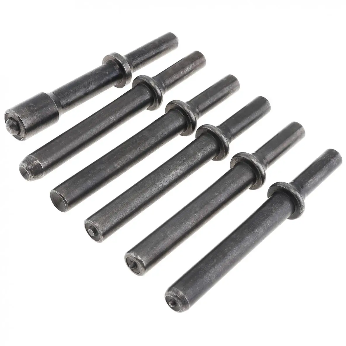 

4/5/6pcs Hard 45# Steel Solid Long Air Chisel/Rivet Impact Head Support Pneumatic Tool for Cutting Drilling / Rusting Removal