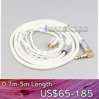 ln006774 99 pure silver 8 core earphone cable for audio technica ath ckr100 ath ckr90 cks1100 ckr100is cks1100is
