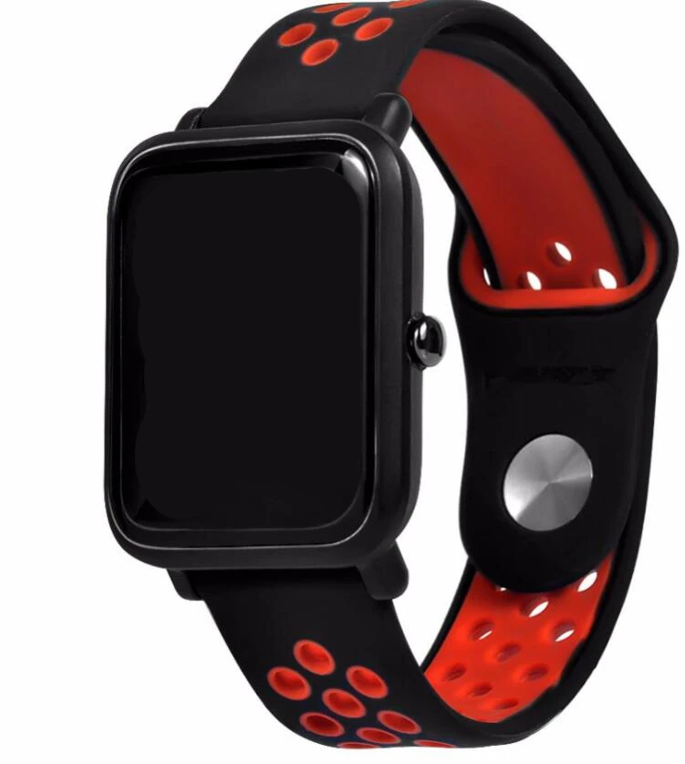 Силиконовый браслет для Huami Amazfit Bip ремешок gts ремешок 20 мм 22 мм ремешок для Amazfit stratos pace GTR браслет
