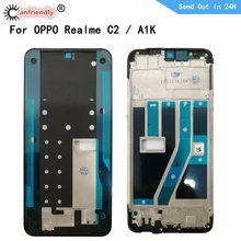 Middle Frame For OPPO Realme C2 Middle Frame Housing Cover Bezel Plate Faceplate Replacement Frame For OPPO RMX1941 A1K