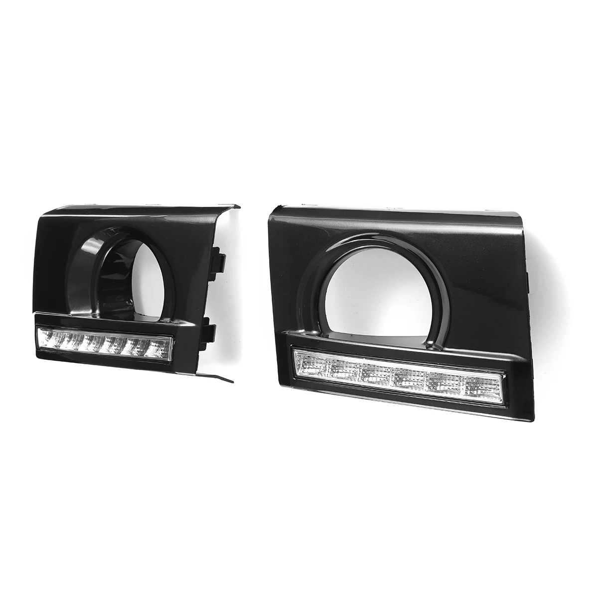 Пара светодиодный DRL Габаритные огни лампы для hyundai Tucson 2005 2006 2007 2008 2009 сигнальная лампа спереди белый свет аксессуары