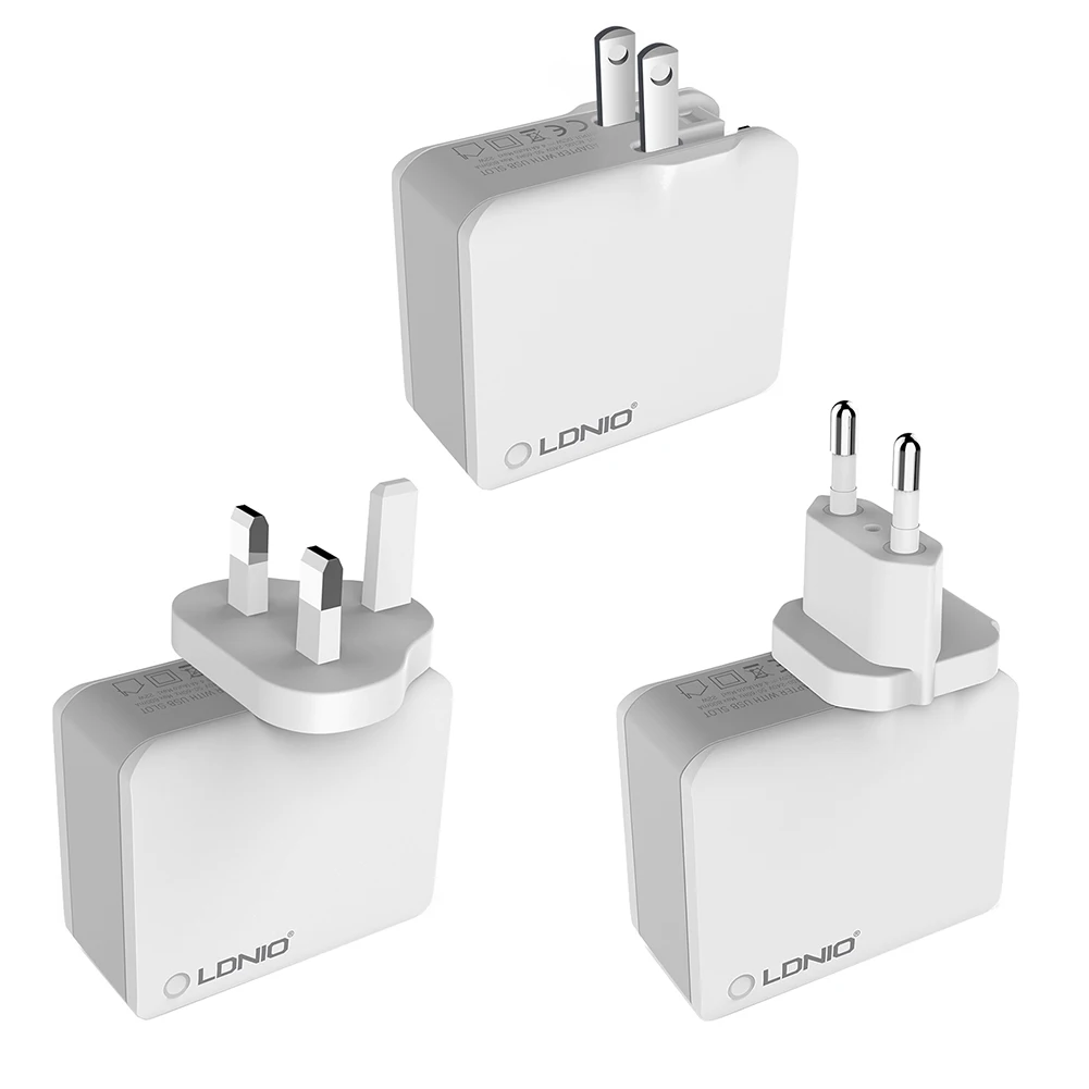 Универсальное сетевое зарядное устройство с 4 USB-портами 5 В/4 А 22 Вт | Электроника