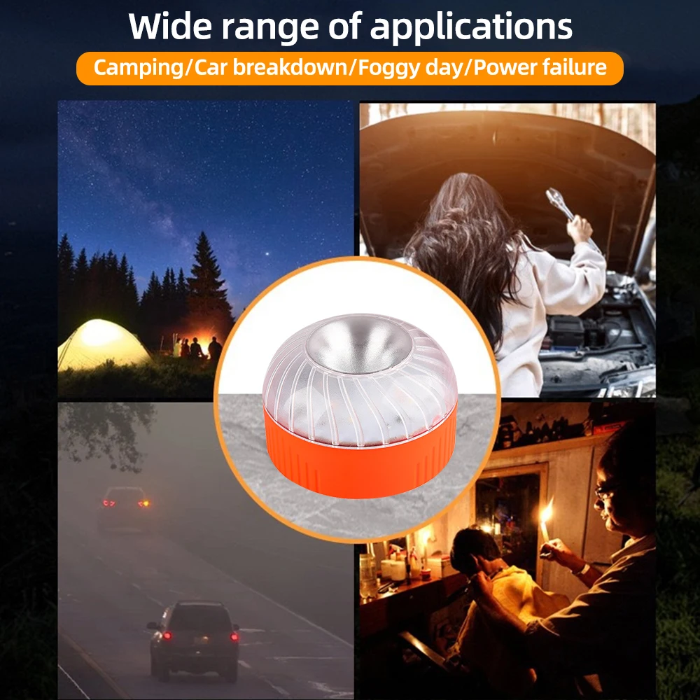 Led Car Emergency Light V16 Homologated Dgt Approved Beacon LightRechargeable Magnetic Induction Strobe | Лампы и освещение